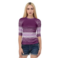 Ombre Quarter Sleeve Raglan Tee