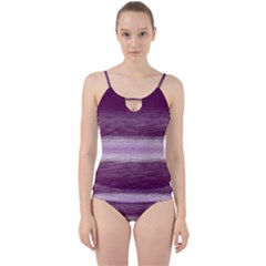 Ombre Cut Out Top Tankini Set