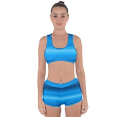 Ombre Racerback Boyleg Bikini Set