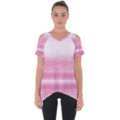 Ombre Cut Out Side Drop Tee