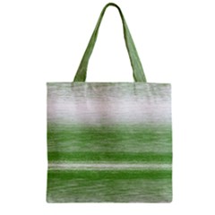 Ombre Zipper Grocery Tote Bag