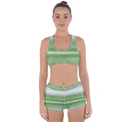 Ombre Racerback Boyleg Bikini Set