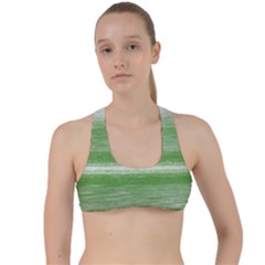 Ombre Criss Cross Racerback Sports Bra