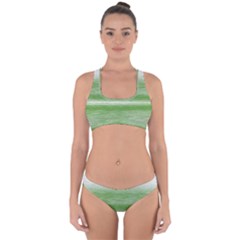 Ombre Cross Back Hipster Bikini Set