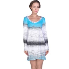 Ombre Long Sleeve Nightdress by ValentinaDesign