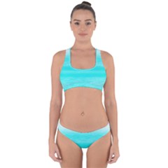 Ombre Cross Back Hipster Bikini Set