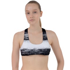 Ombre Criss Cross Racerback Sports Bra