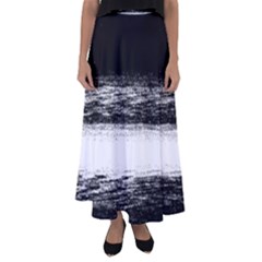 Ombre Flared Maxi Skirt