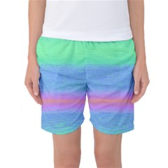 Ombre Women s Basketball Shorts by ValentinaDesign