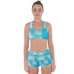 Ombre Racerback Boyleg Bikini Set