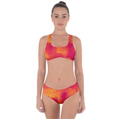 Ombre Criss Cross Bikini Set