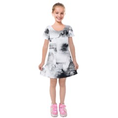 Ombre Kids  Short Sleeve Velvet Dress by ValentinaDesign