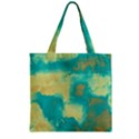 Ombre Zipper Grocery Tote Bag View1