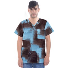 Ombre Men s V-neck Scrub Top