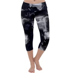 Ombre Capri Yoga Leggings by ValentinaDesign