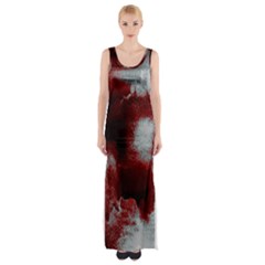 Ombre Maxi Thigh Split Dress by ValentinaDesign