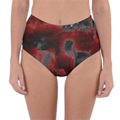 Ombre Reversible High-waist Bikini Bottoms