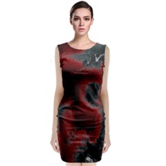 Ombre Sleeveless Velvet Midi Dress by ValentinaDesign