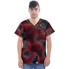 Ombre Men s V-neck Scrub Top