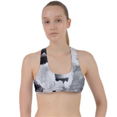 Ombre Criss Cross Racerback Sports Bra