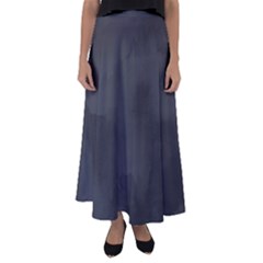 Ombre Flared Maxi Skirt