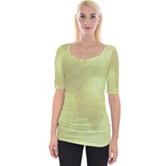 Ombre Wide Neckline Tee