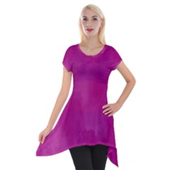 Ombre Short Sleeve Side Drop Tunic by ValentinaDesign