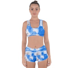 Ombre Racerback Boyleg Bikini Set