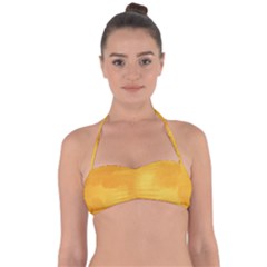 Ombre Halter Bandeau Bikini Top