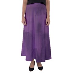 Ombre Flared Maxi Skirt