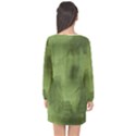 Ombre Long Sleeve Chiffon Shift Dress  View2