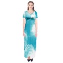 Ombre Short Sleeve Maxi Dress View1