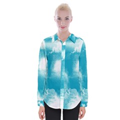 Ombre Womens Long Sleeve Shirt