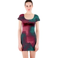 Ombre Short Sleeve Bodycon Dress by ValentinaDesign