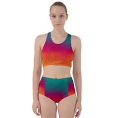 Ombre Racer Back Bikini Set by ValentinaDesign