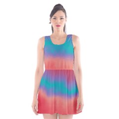 Ombre Scoop Neck Skater Dress by ValentinaDesign