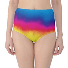 Ombre High-waist Bikini Bottoms by ValentinaDesign