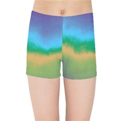 Ombre Kids Sports Shorts by ValentinaDesign