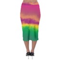 Ombre Midi Pencil Skirt View2