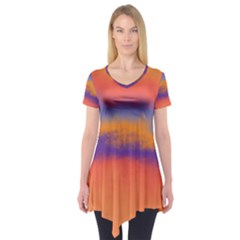 Ombre Short Sleeve Tunic  by ValentinaDesign