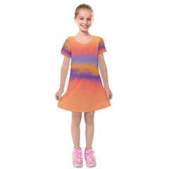 Ombre Kids  Short Sleeve Velvet Dress by ValentinaDesign