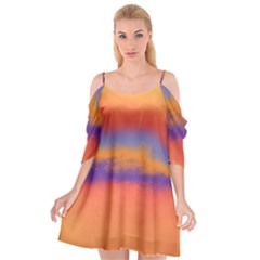 Ombre Cutout Spaghetti Strap Chiffon Dress by ValentinaDesign