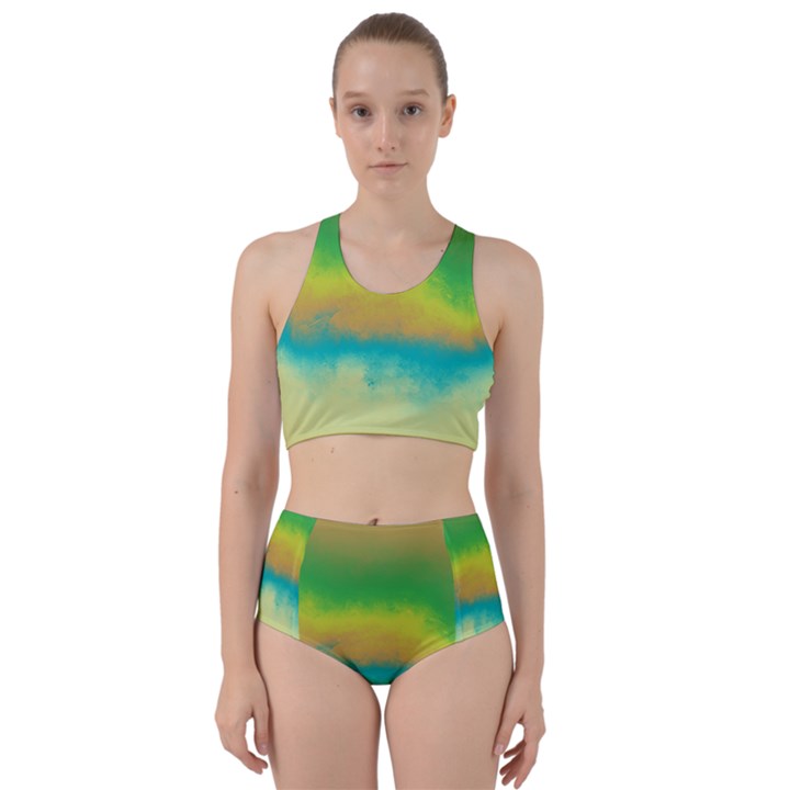 Ombre Racer Back Bikini Set