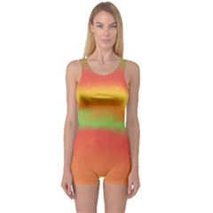 Ombre One Piece Boyleg Swimsuit by ValentinaDesign