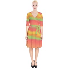 Ombre Wrap Up Cocktail Dress by ValentinaDesign