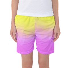 Ombre Women s Basketball Shorts by ValentinaDesign