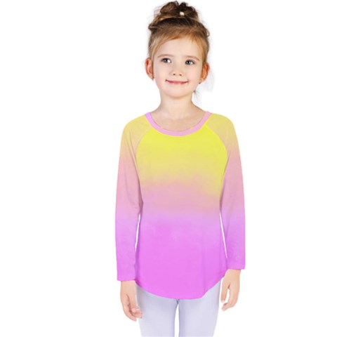 Ombre Kids  Long Sleeve Tee by ValentinaDesign