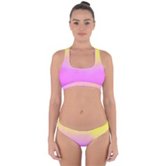 Ombre Cross Back Hipster Bikini Set by ValentinaDesign