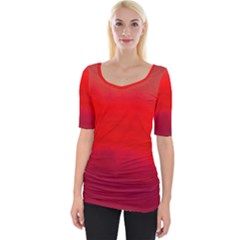 Ombre Wide Neckline Tee