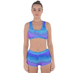 Ombre Racerback Boyleg Bikini Set by ValentinaDesign